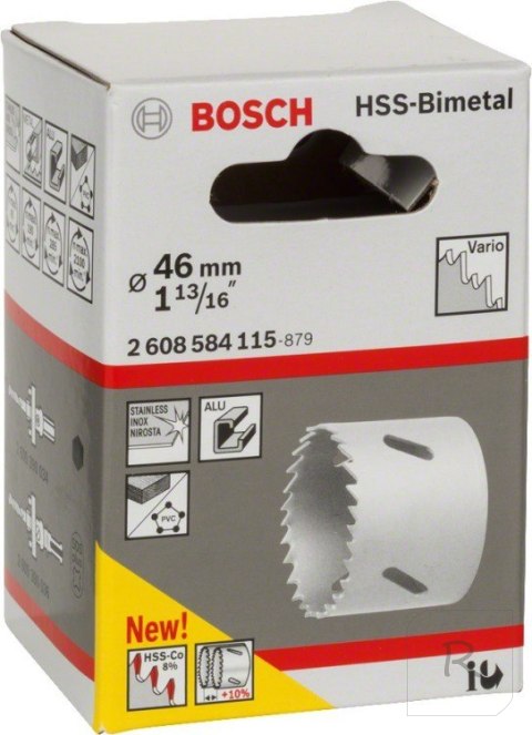 PIŁA OTWORNICA BIMETAL 46MM BOSCH OSPRZĘT