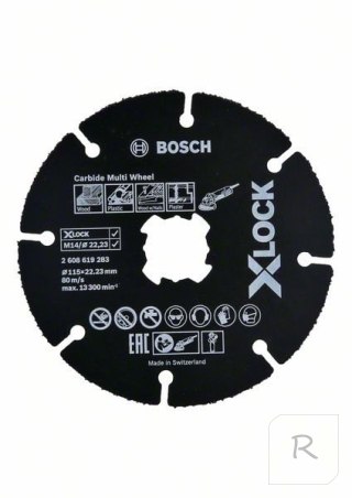 TARCZA TNĄCA X-LOCK CARBIDE MULTI WHEEL 115*1*22.23