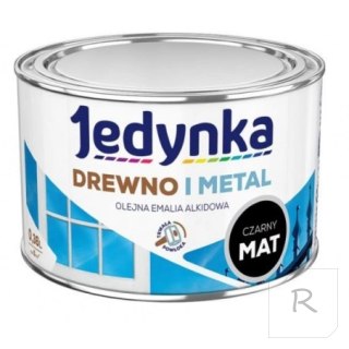 EMALIA ALKIDOWA DO DREWNA I METALU CZARNY MAT 0,9L