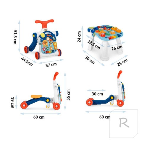 Stolik edukacyjny 4w1 Ricokids niebieski 781900