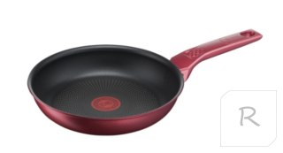 TEFAL Daily Chef Pan G2730422 Diameter 24 cm, Suitable for induction hob, Fixed handle, Red