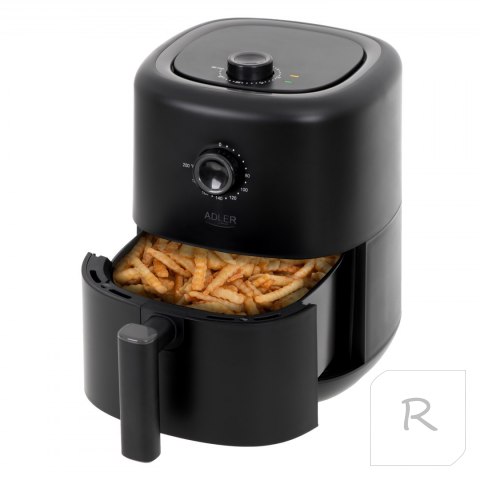 Adler Airfryer AD 6310 Power 2200 W, Capacity 3 L, High-volume hot-air circulation technology, Black