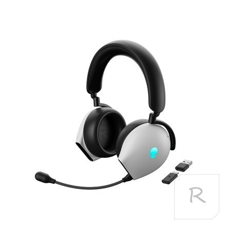 Dell Gaming Headset AW920H Alienware Tri-Mode Wbudowany mikrofon, światło księżycowe, bezprzewodowy, nauszny, redukcja hałasu