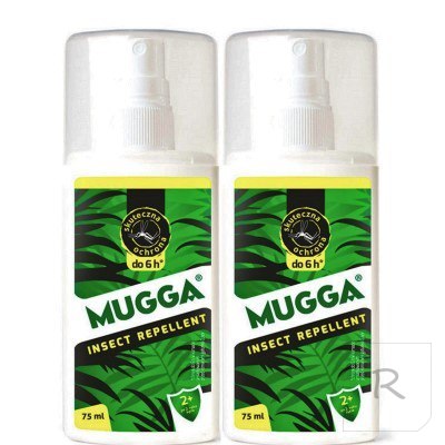 Zestaw Mugga spray na komary i kleszcze dla dzieci 9,5 DEET x 2