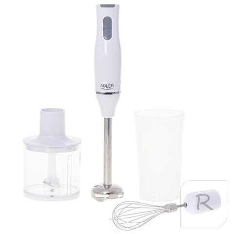 Adler Hand blender set AD 4620 Hand Blender, 800 W, Number of speeds 2, Chopper, White