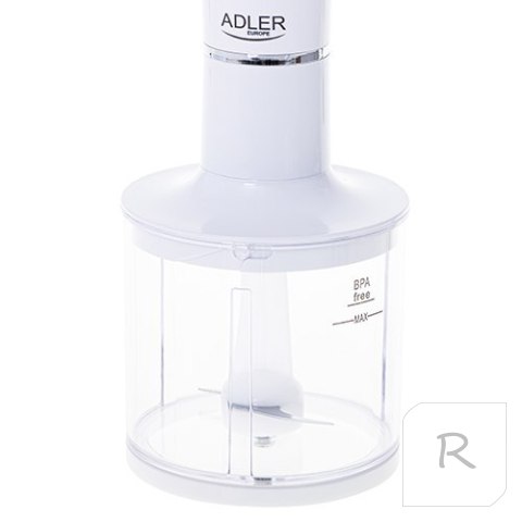 Adler Hand blender set AD 4620 Hand Blender, 800 W, Number of speeds 2, Chopper, White