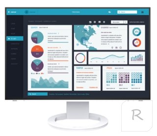 Monitor EIZO 24.1" 1920 x 1200 EV2495-WT Biały