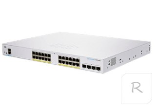 Cisco Przełącznik CBS350 Managed 24-port GE PoE 4x1G SFP