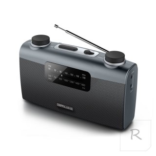 Muse Portable radio M-058R Black, AUX in