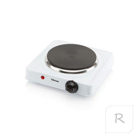 Tristar Free standing table hob KP-6185 Number of burners/cooking zones 1, Rotary, Black, White, Hot plate, Electric