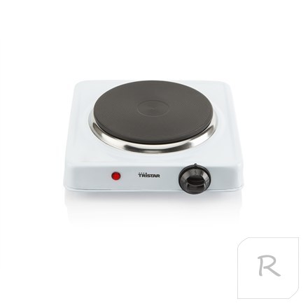 Tristar Free standing table hob KP-6185 Number of burners/cooking zones 1, Rotary, Black, White, Hot plate, Electric