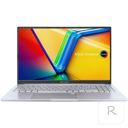 Asus Vivobook 15 OLED M1505YA-MA086W Cool Silver, 15,6", OLED, 2,8K, 60 Hz, 2880 x 1620 pikseli, błyszczący, AMD Ryzen 7, 7730U,