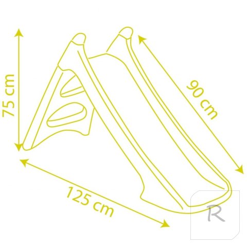 SMOBY Zjeżdżalnia XS Ślizg Wodny 90cm