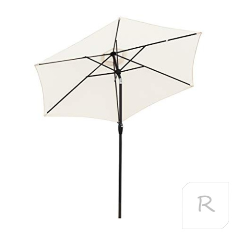 DUŻY PARASOL OGRODOWY SKŁADANY Z KORBĄ 270cm