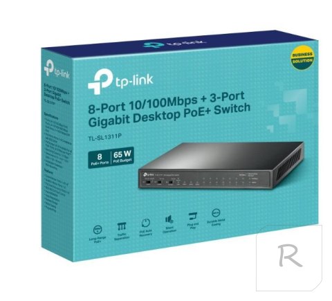 Przełącznik TP-LINK TL-SL1311P 8x 10/100