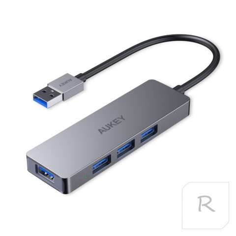 CB-H36 aluminiowy HUB USB-A | Ultra Slim | 4w1 | 4xUSB 3.0 | 5Gbps