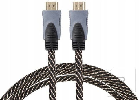 KABEL HDMI 2.0 4K 3D UHD 1,8m MIEDŹ PREMIUM 48 bit