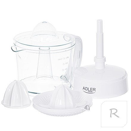 Adler Citrus Juicer AD 4009 White, 40 W, Number of speeds 1