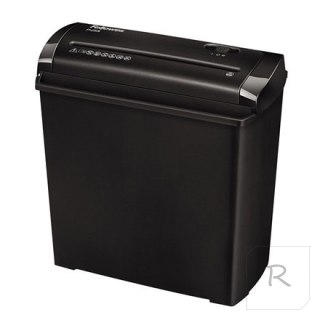 Niszczarka Fellowes P-25S Black, 11 L, Niszczenie papieru, Obróbka papieru standardowe/wydajne paski 7mm, poziom bezpieczeństwa