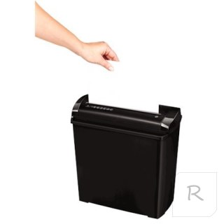 Niszczarka Fellowes P-25S Black, 11 L, Niszczenie papieru, Obróbka papieru standardowe/wydajne paski 7mm, poziom bezpieczeństwa