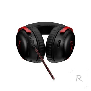 Słuchawki z mikrofonem HYPERX Czarno-czerwony 727A9AA