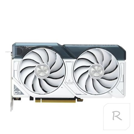 Asus DUAL-RTX4060TI-O8G-WHITE NVIDIA, 8 GB, GeForce RTX 4060 Ti, GDDR6, PCI Express 4.0, Ilość portów HDMI 1, Taktowanie pamięci