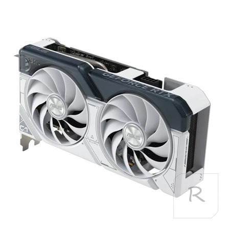 Asus DUAL-RTX4060TI-O8G-WHITE NVIDIA, 8 GB, GeForce RTX 4060 Ti, GDDR6, PCI Express 4.0, Ilość portów HDMI 1, Taktowanie pamięci