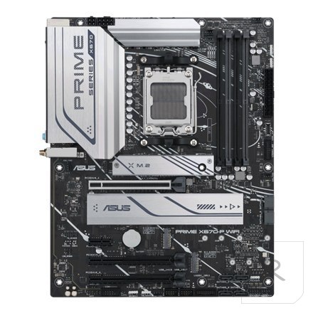 Asus PRIME X670-P WIFI Rodzina procesorów AMD, Gniazdo procesora AM5, DDR5 DIMM, Gniazda pamięci 4, Obsługiwane interfejsy dyskó