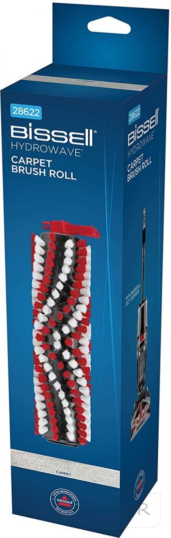 Bissell Hydrowave carpet brush roll Black/White/red