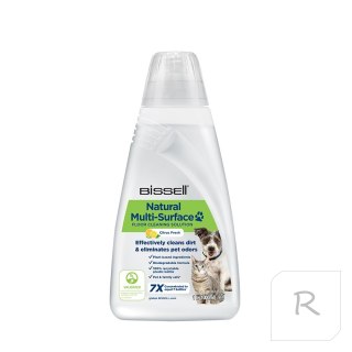 Bissell Natural Multi-Surface Pet Floor Cleaning Solution for Bissell CrossWave, SpinWave, SpinWave Robot & HydroWave machines,