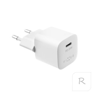 Stała ładowarka podróżna Mini USB-C Szybkie ładowanie, biała, 20 W