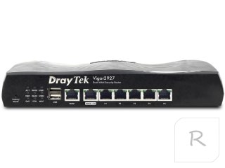 DRAYTEK Vigor 2927 VPN Firewall Router 1xRJ-45 1Gbps WAN 5xRJ-45 1Gbps LAN 2x USB 2.0