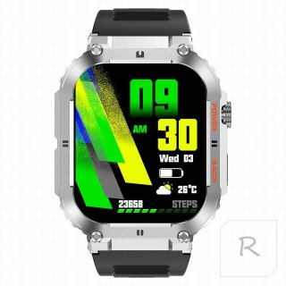 SMARTWATCH MĘSKI Gravity GT6-5 - WYKONYWANIE POŁĄCZEŃ, MONITOR SNU (sg020e)