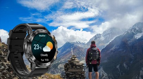 SMARTWATCH MĘSKI Gravity GT9-2 - WYKONYWANIE POŁĄCZEŃ, CIŚNIENIOMIERZ (sg021b)