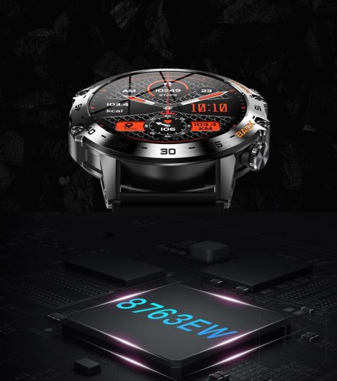 SMARTWATCH MĘSKI Gravity GT9-2 - WYKONYWANIE POŁĄCZEŃ, CIŚNIENIOMIERZ (sg021b)