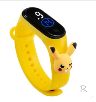 SMARTWATCH LED PIKACHU zegarek dzieci wodoodporny