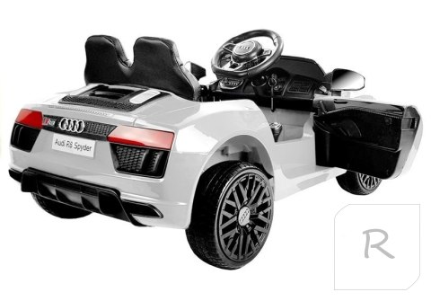 Auto na Akumulator Audi R8 Spyder Biały