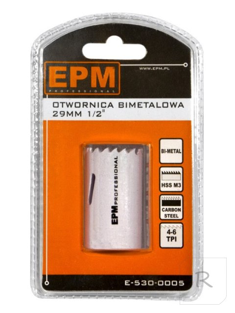 OTWORNICA BI-METALOWA 29MM UCHWYT 1/2'''' EPM PROFESSIONAL