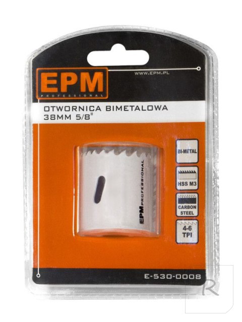 OTWORNICA BI-METALOWA 38MM UCHWYT 5/8'''' EPM PROFESSIONAL