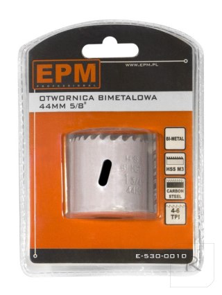 OTWORNICA BI-METALOWA 44MM UCHWYT 5/8'''' EPM PROFESSIONAL