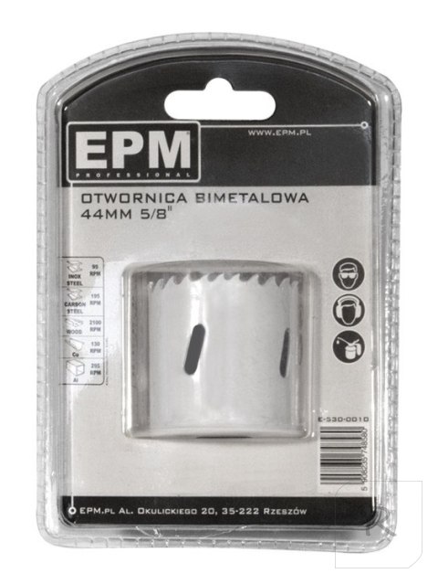 OTWORNICA BI-METALOWA 44MM UCHWYT 5/8'''' EPM PROFESSIONAL