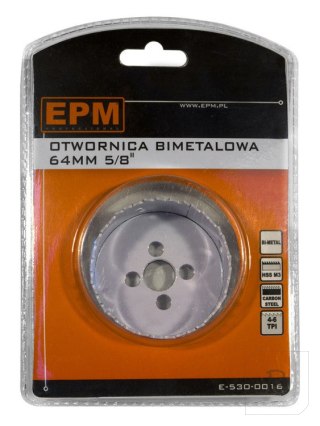 OTWORNICA BI-METALOWA 64MM UCHWYT 5/8'''' EPM PROFESSIONAL