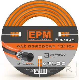 WĄŻ ZBROJONY DO URZĄDZEŃ ZRASZAJĄCYCH 1/2 10MB PREMIUM EPM OGRÓD