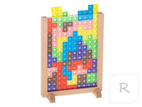 Gra logiczna układanka tetris stojący