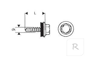 WKRĘT SAMOWIERTNY 4.8*20MM RAL 9007 ESSVE