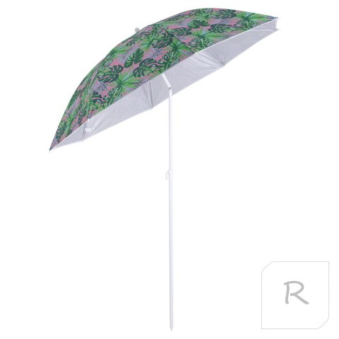 Parasol ogrodowy plażowy regulowany 150cm łamany liście