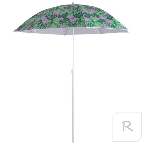 Parasol ogrodowy plażowy regulowany 150cm łamany liście