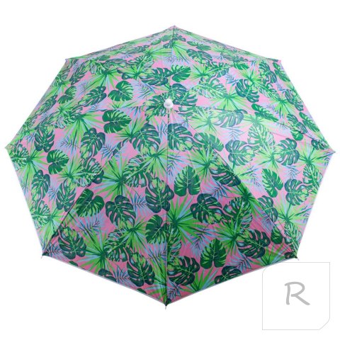 Parasol ogrodowy plażowy regulowany 150cm łamany liście