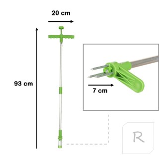 Wycinak wyrywacz chwastów teleskopowy narzędzie do wyrywania korzeni93cm