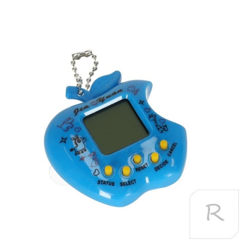 Zabawka Tamagotchi elektroniczna gra jabłko niebieskie